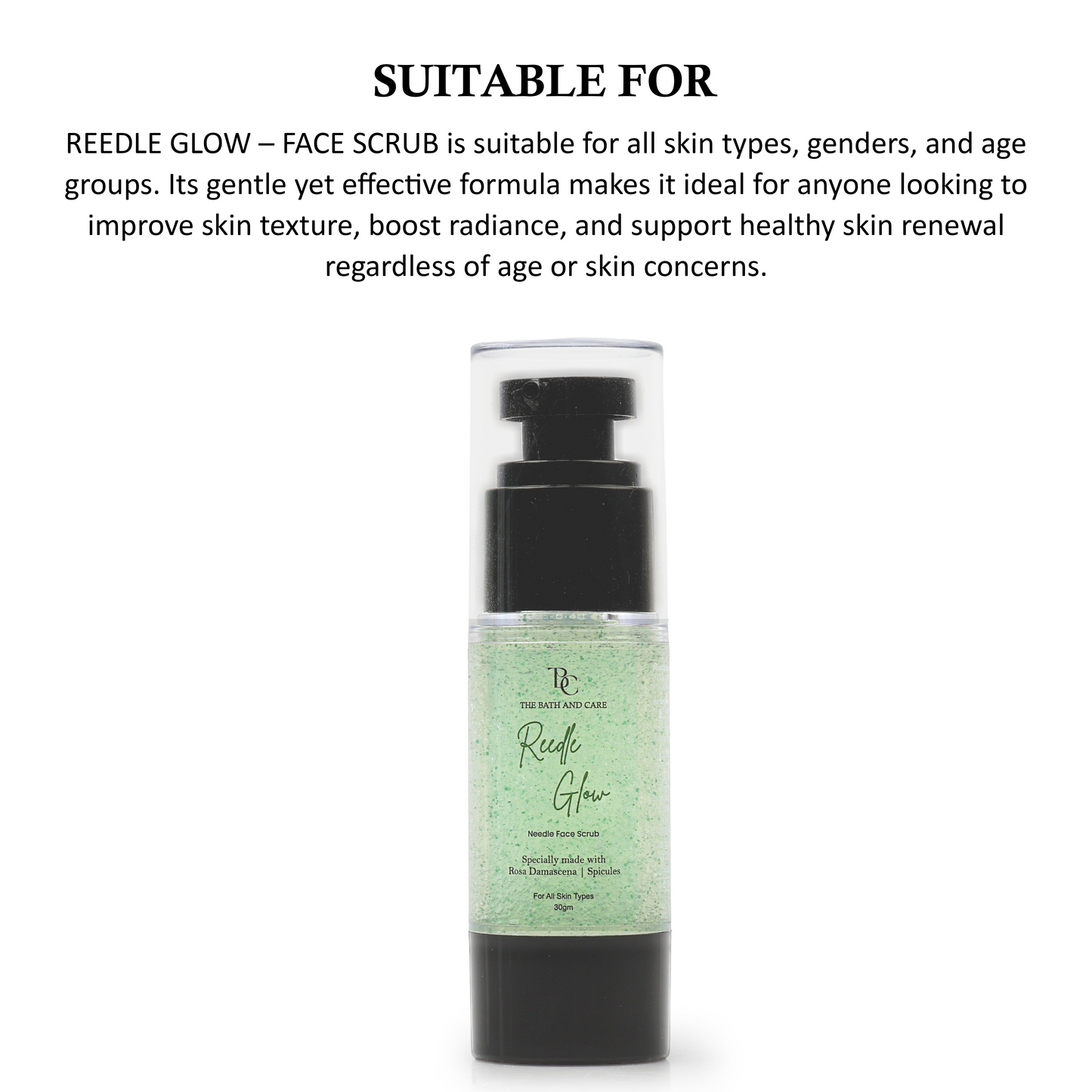 REEDLE GLOW - FACE SCRUB The Bath and Care