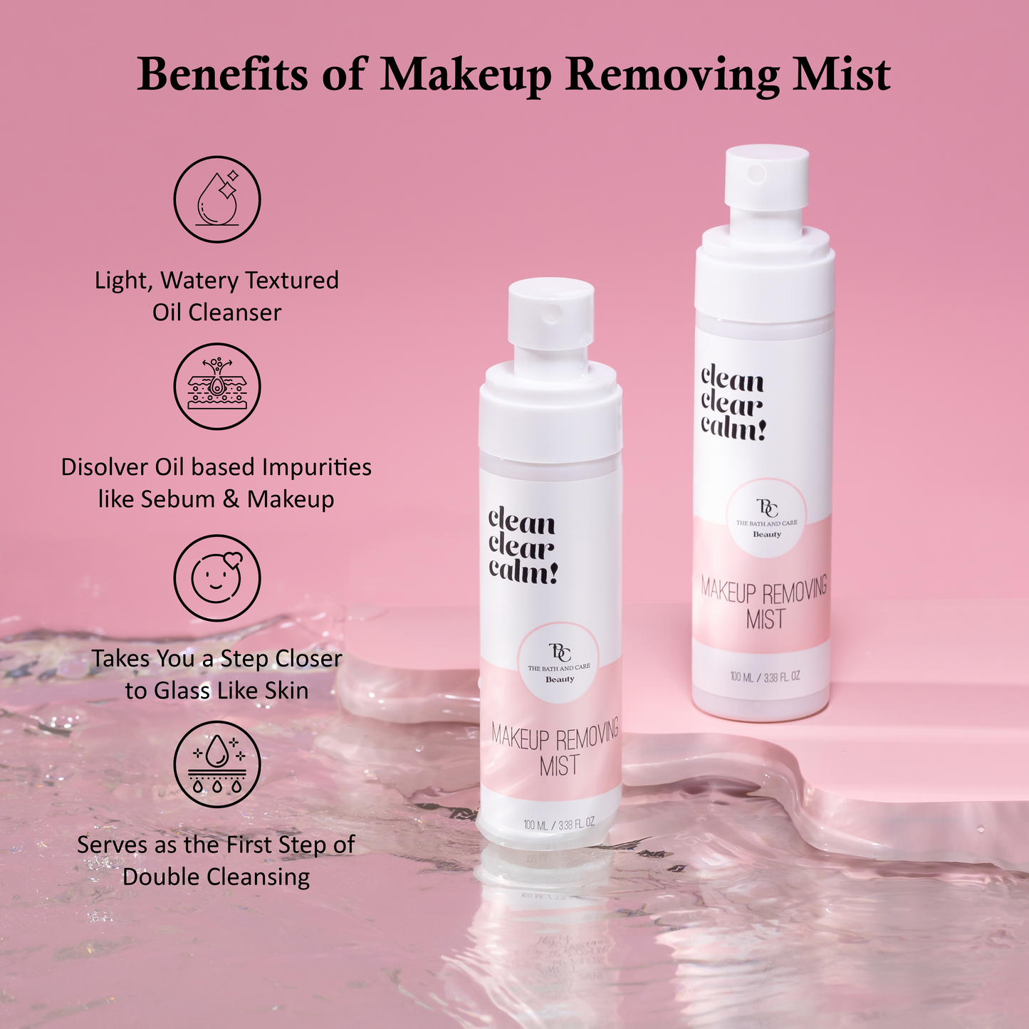 Makeup Removing Mist Spray The Bath and Care