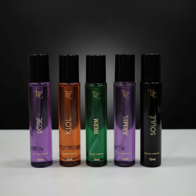 Pack of 5 Mini Perfumes The Bath and Care