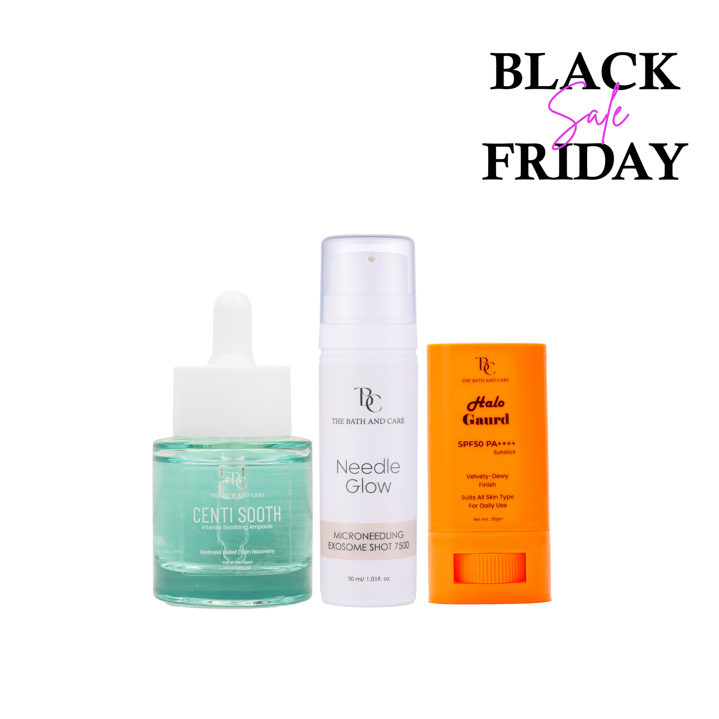 Needle glow + Centi Sooth Ampoule + Sunstick (BFS) The Bath and Care