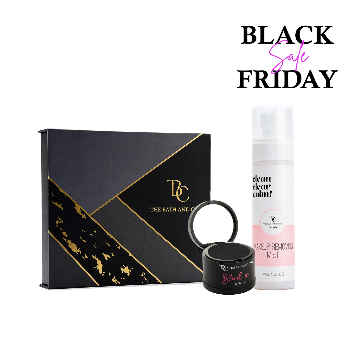 Mini Perfume Set + Mist + Black Hair mud (BFS) The Bath and Care