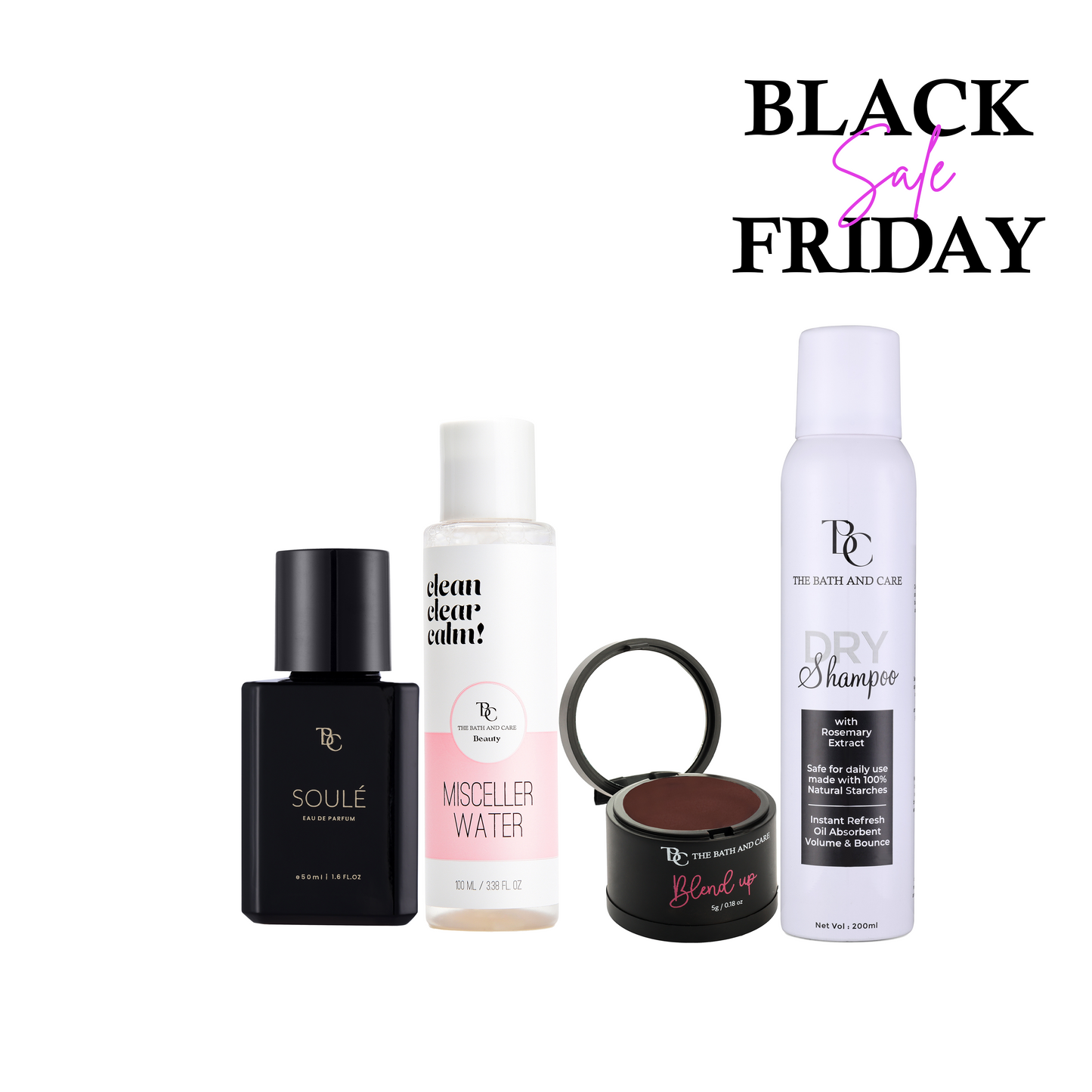 Dry shampoo + Brown Hair Mud + Micellar Water + Soule (BFS) The Bath and Care