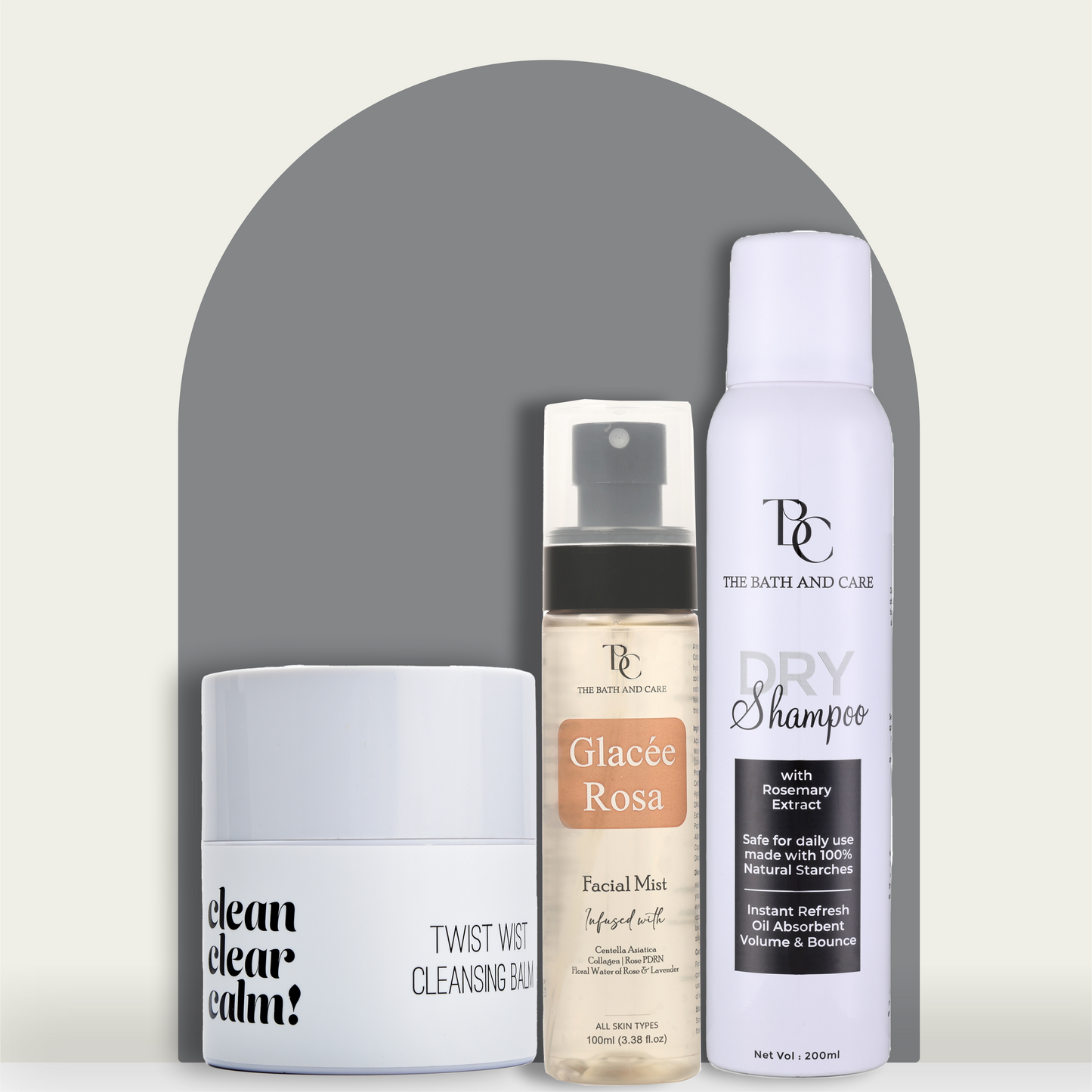 Dry Shampoo+ Glacee Rose + Makeup Remover Balm The Bath and Care