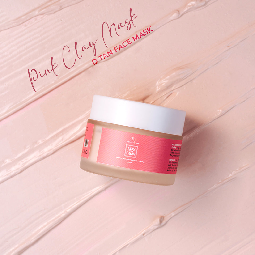 Pink Clay Mask - D Tan Face Mask The Bath and Care