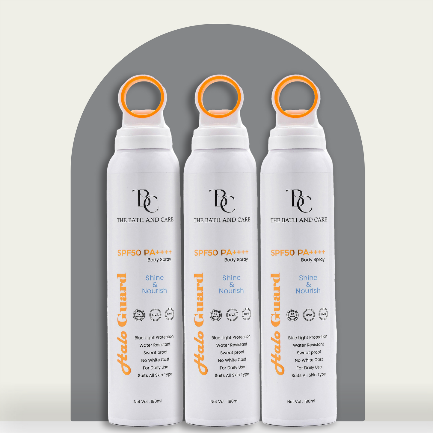 Pack of 3 Halo Guard - Sunspry The Bath and Care