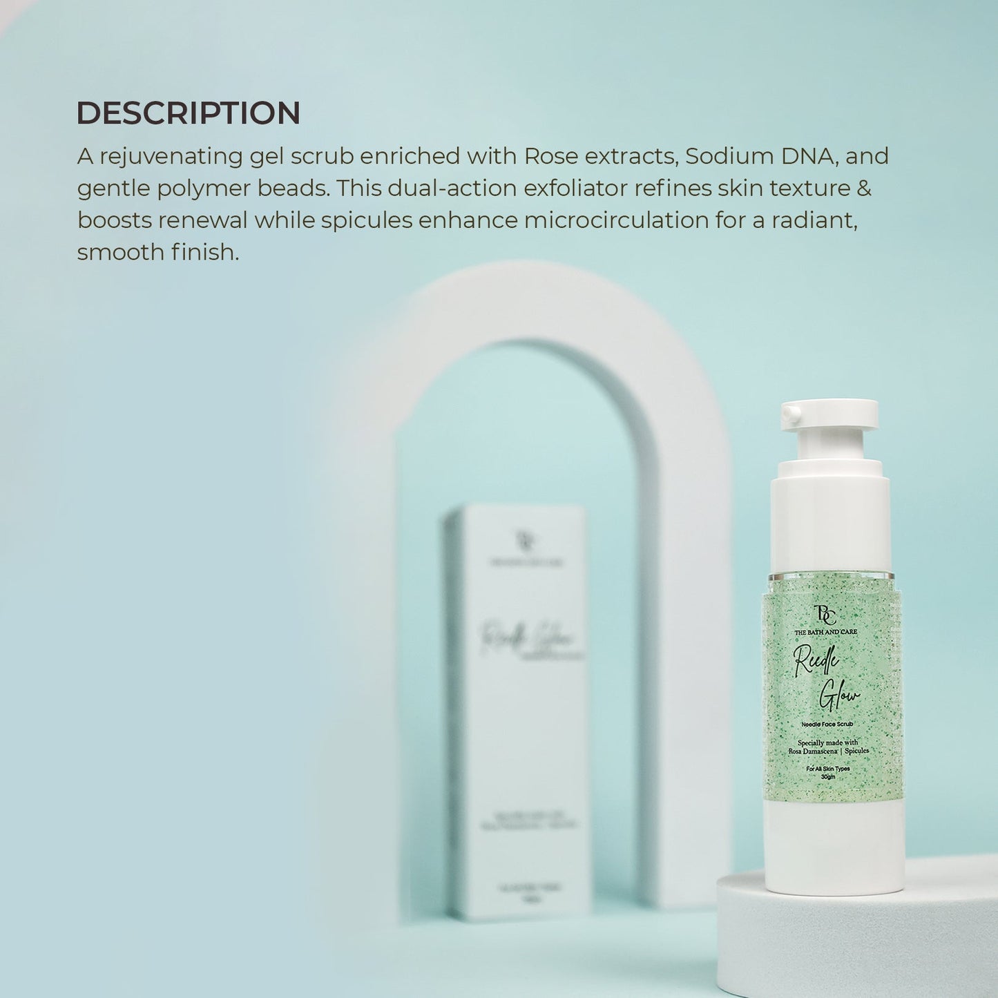 REEDLE GLOW - FACE SCRUB The Bath and Care