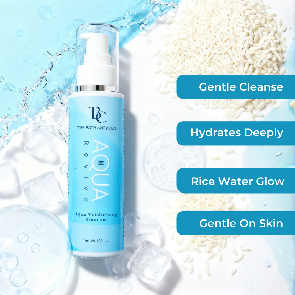 Moisturizing Face Wash & Cleanser With Hyaluronic Acid - Aqua Revive The Bath And Care
