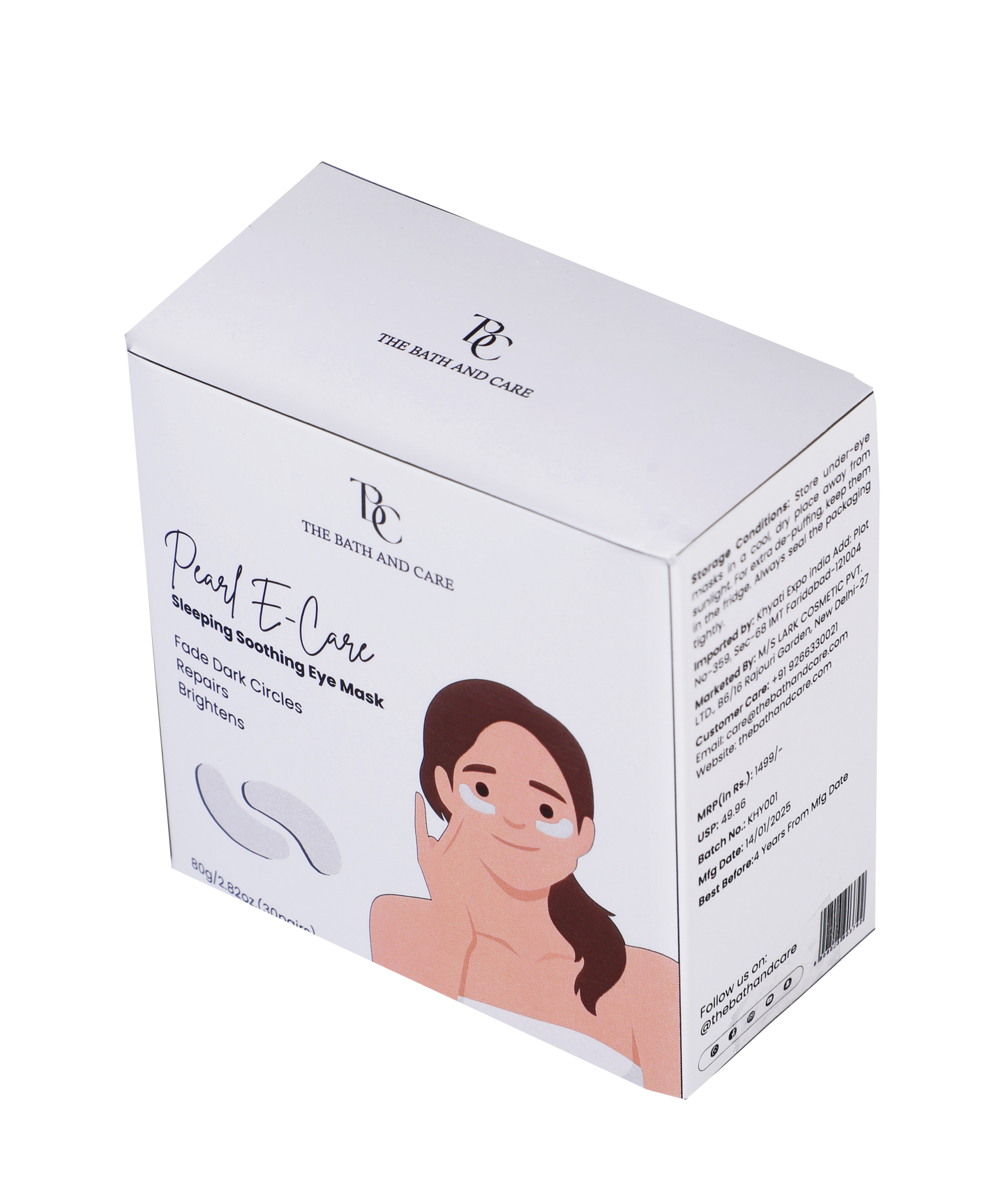 Under Eye Patches - Gold E-Care The Bath and Care