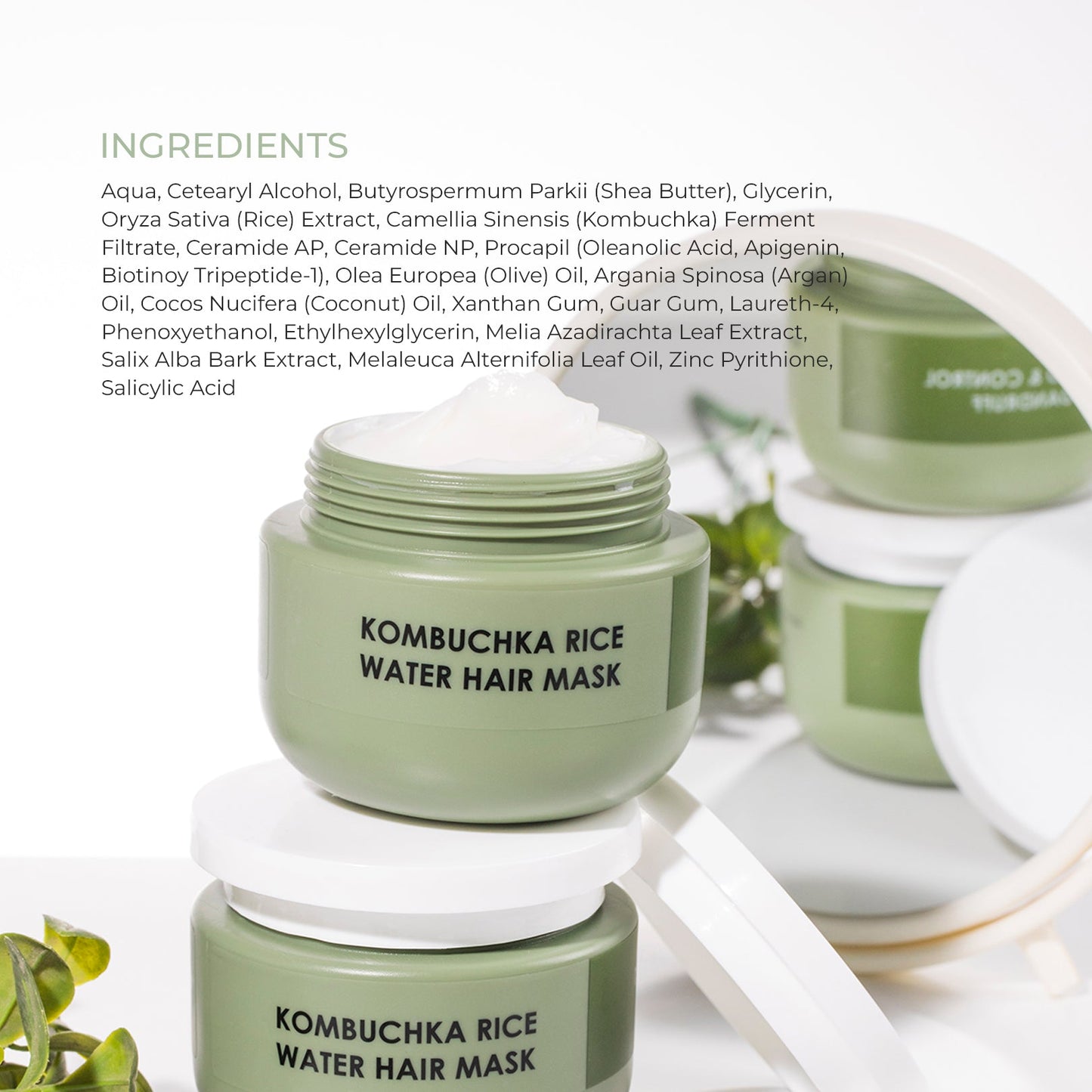 KOMBUCHKA RICE WATER HAIR MASK - DEFEND AND CONTROL The Bath and Care