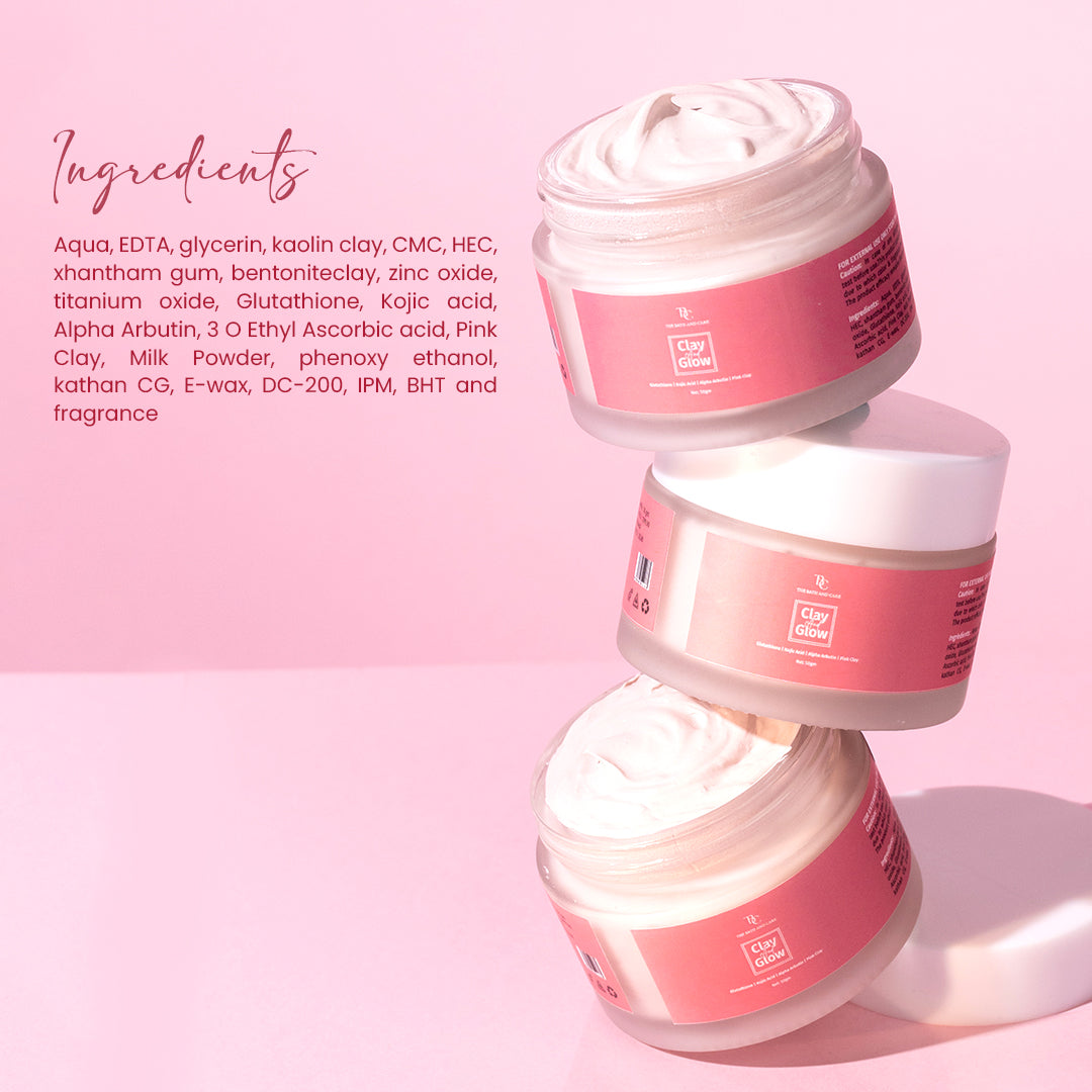 Pink Clay Mask - D Tan Face Mask The Bath and Care