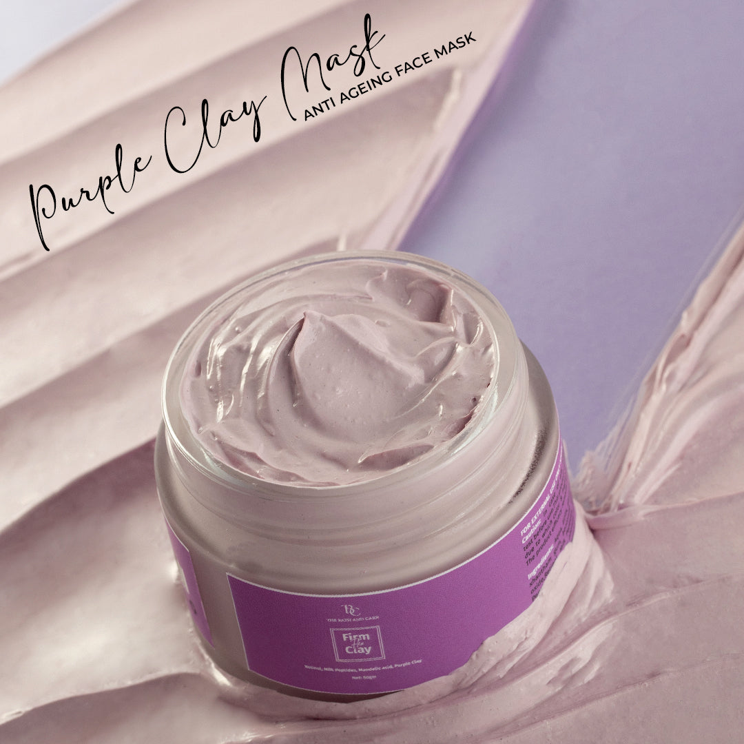 Purple Clay Mask - Anti Ageing Face Mask The Bath and Care