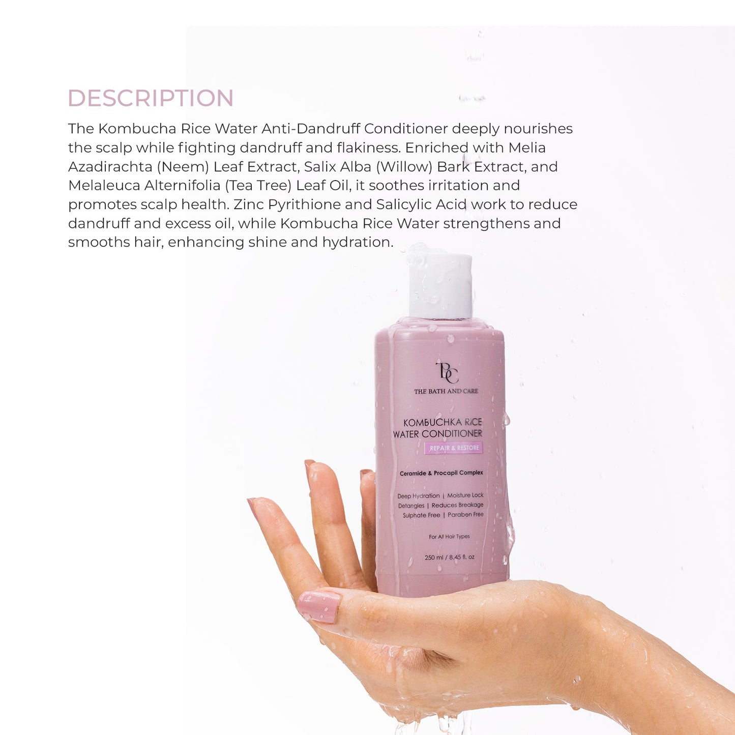 KOMBUCHKA RICE WATER CONDITIONER - REPAIR & RESTORE The Bath and Care