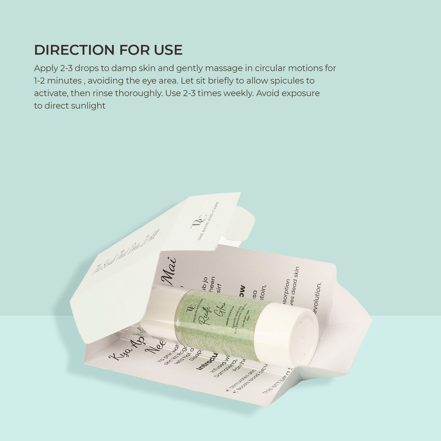 REEDLE GLOW - FACE SCRUB The Bath and Care