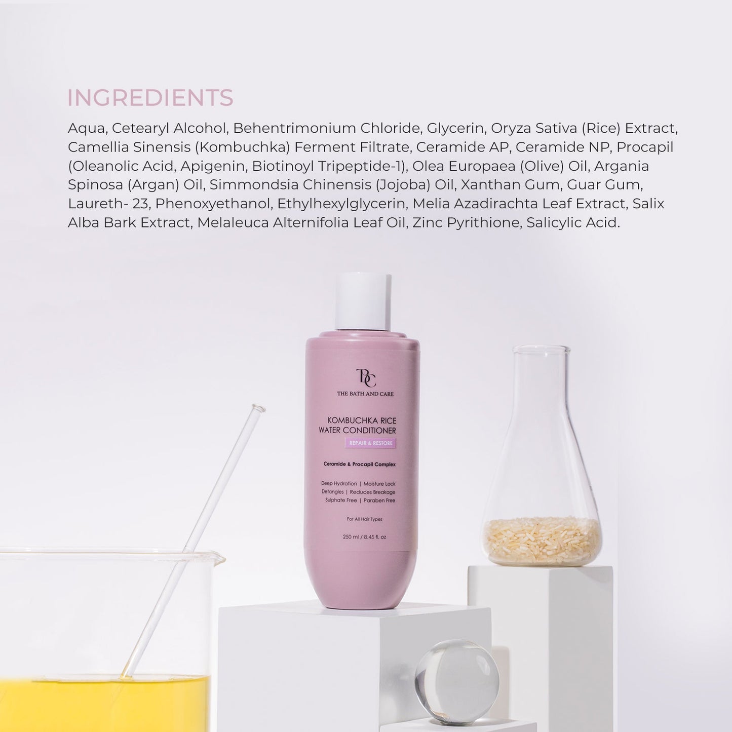 KOMBUCHKA RICE WATER CONDITIONER - REPAIR & RESTORE The Bath and Care