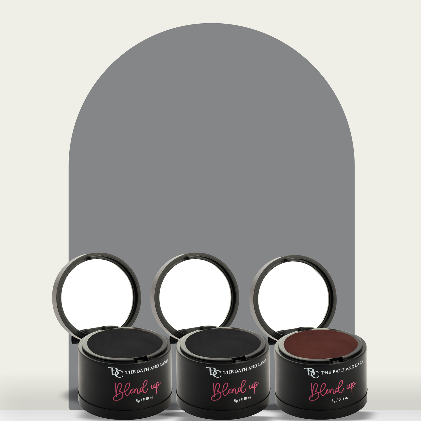 2 Black and 1 Brown Shade Blend Up - Hair Cover Up Powder The Bath and Care