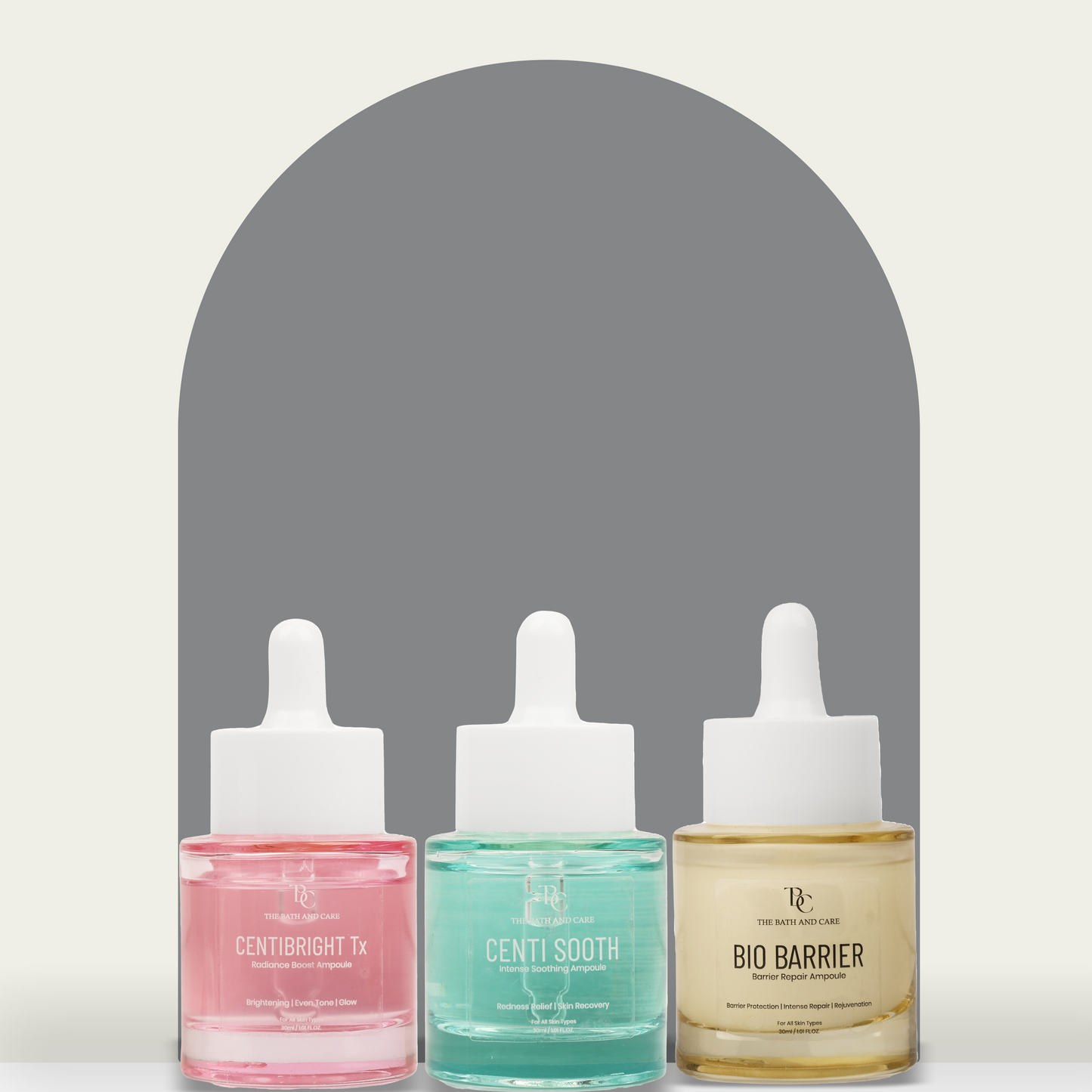 BARRIER REPAIR + RADIANCE BOOST + INTENSE SOOTHING AMPOULE The Bath and Care