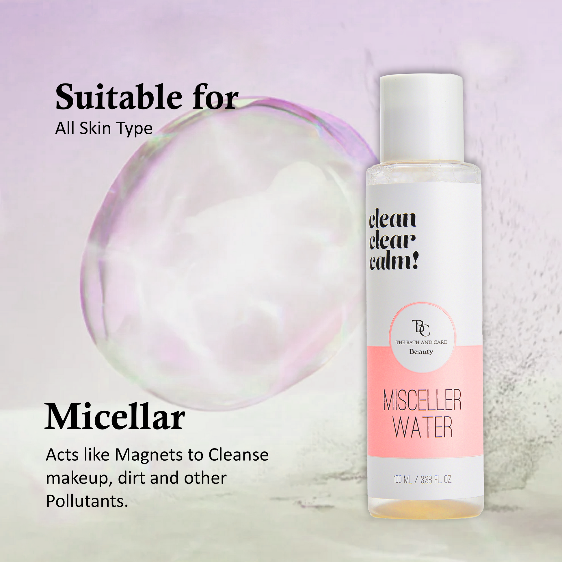 Micellar Water Make up Cleanser The Bath and Care