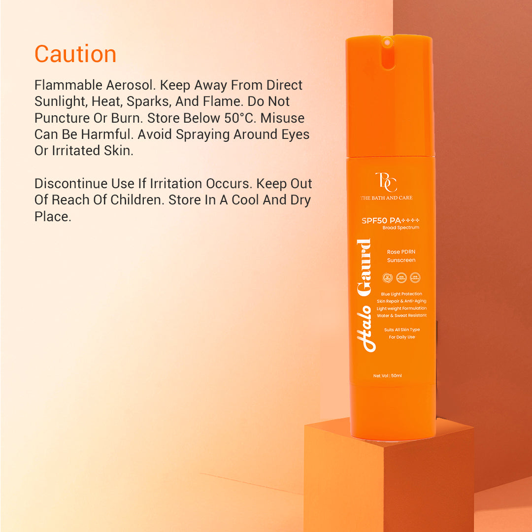 Halo Guard Hydrating Sunscreen Broad Spectrum SPF 50 PA++++ The Bath and Care