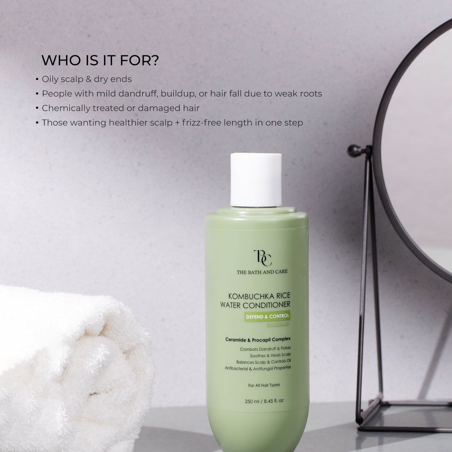 KOMBUCHKA RICE WATER CONDITIONER - DEFEND AND CONTROL The Bath and Care