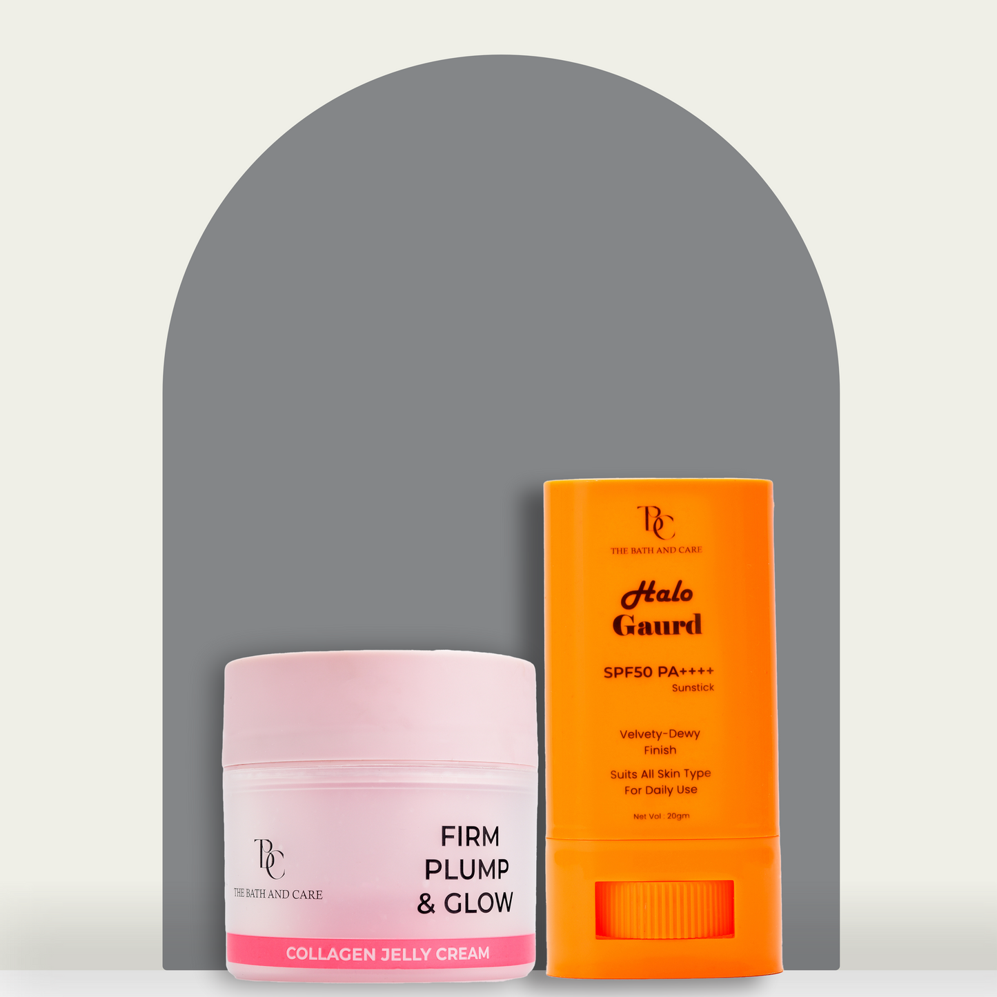 Combo of sunstick and collagen jelly The Bath and Care