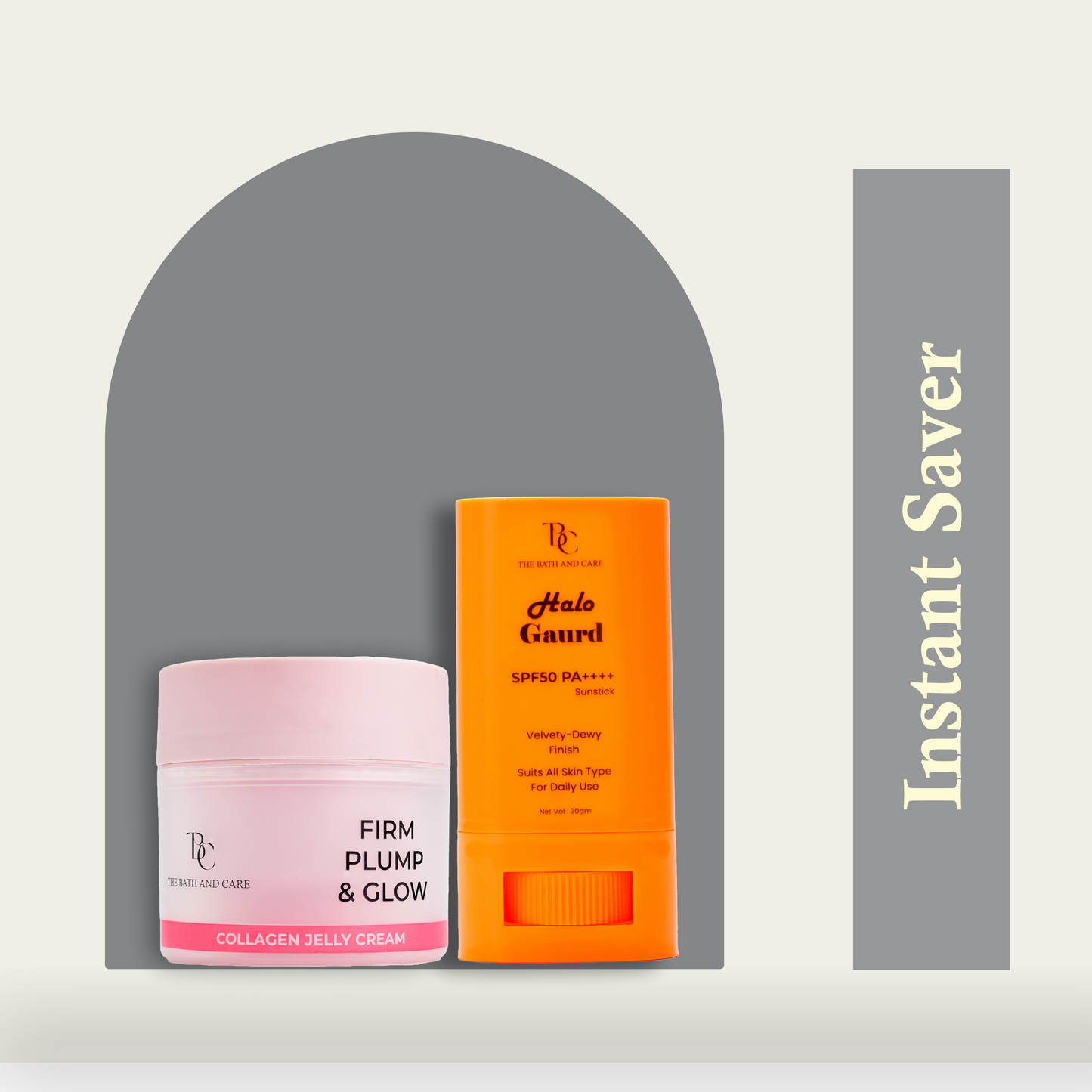 Combo of sunstick and collagen jelly The Bath and Care