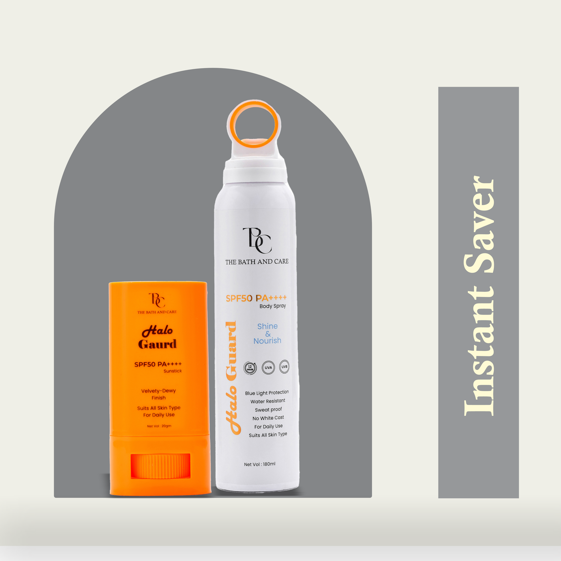 Combo of Halo Guard Sunspray & Sunstick The Bath and Care