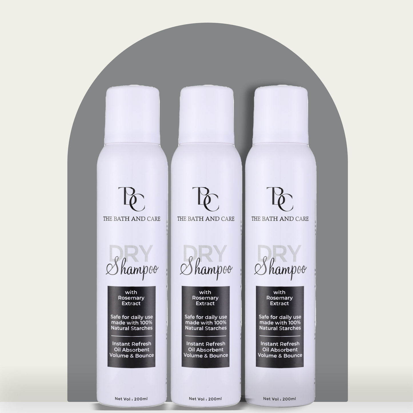 Pack of 3 Dry Shampoo The Bath and Care