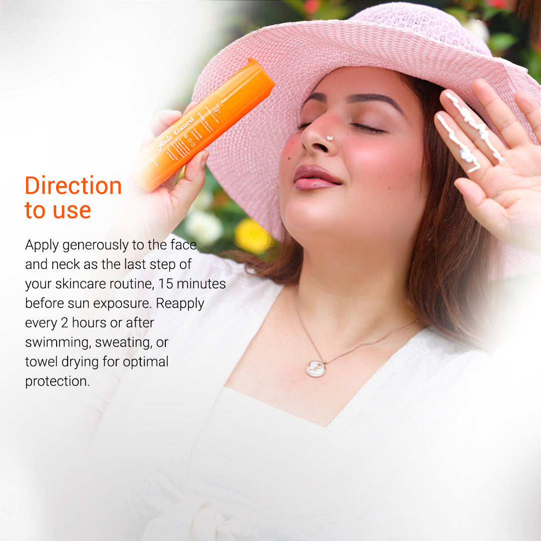 Halo Guard Hydrating Sunscreen Broad Spectrum SPF 50 PA++++ The Bath and Care