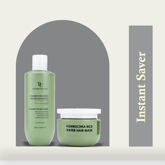 DEFEND AND CONTROL Hair Shampoo + DEFEND AND CONTROL Hair Mask The Bath and Care