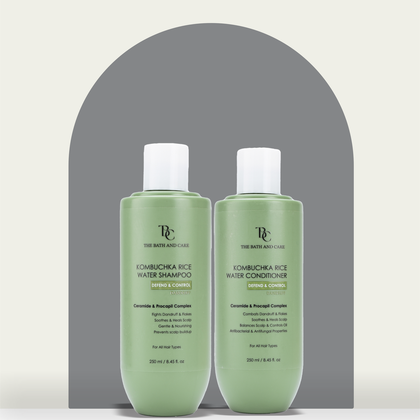 DEFEND AND CONTROL Hair Shampoo + DEFEND AND CONTROL Hair Conditioner The Bath and Care