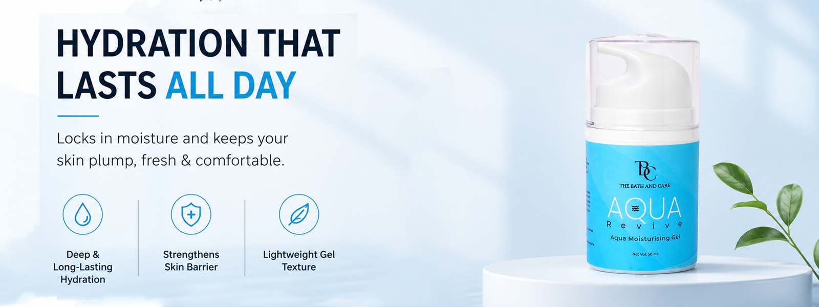 Aqua Revive Hydrating Gel Moisturizer with Rice Extract