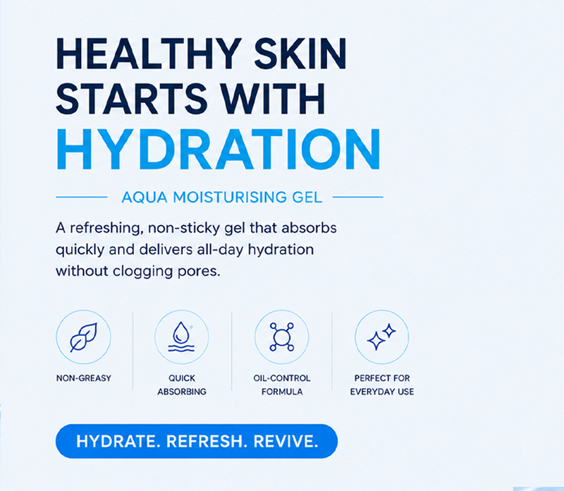 Aqua Revive Hydrating Gel Moisturizer with Rice Extract