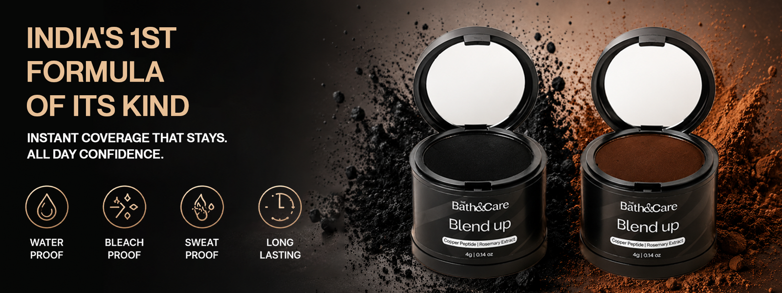 Buy Dry Shampoo and Get Blend Up - Hair Cover Up Powder Free