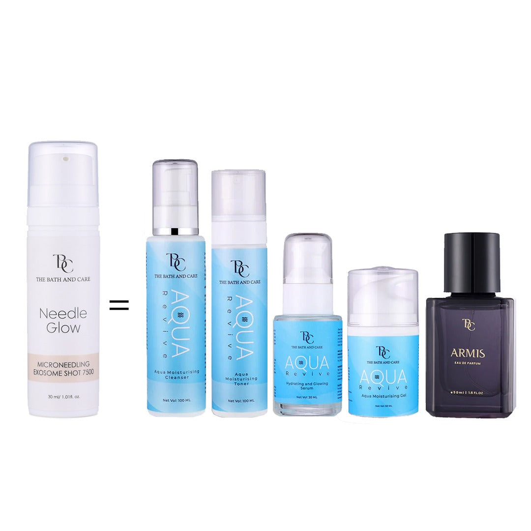 Buy Needle Glow & Get Entire Aqua Revive Range and Armis Perfume FREE The Bath and Care