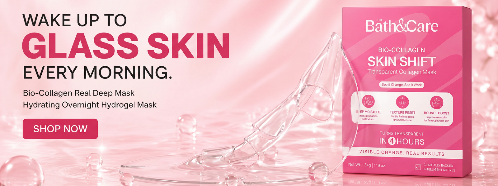 Bio-Collagen Real Deep Hydrogel Mask for Hydration & Firmness