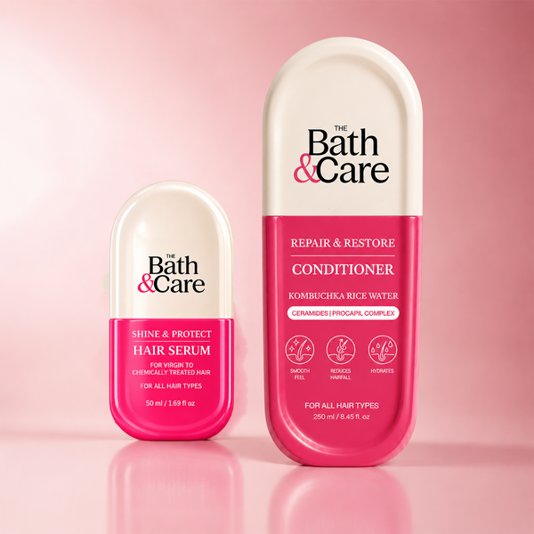 KOMBUCHKA RICE WATER REPAIR & RESTORE Hair Conditioner + Serum The Bath and Care