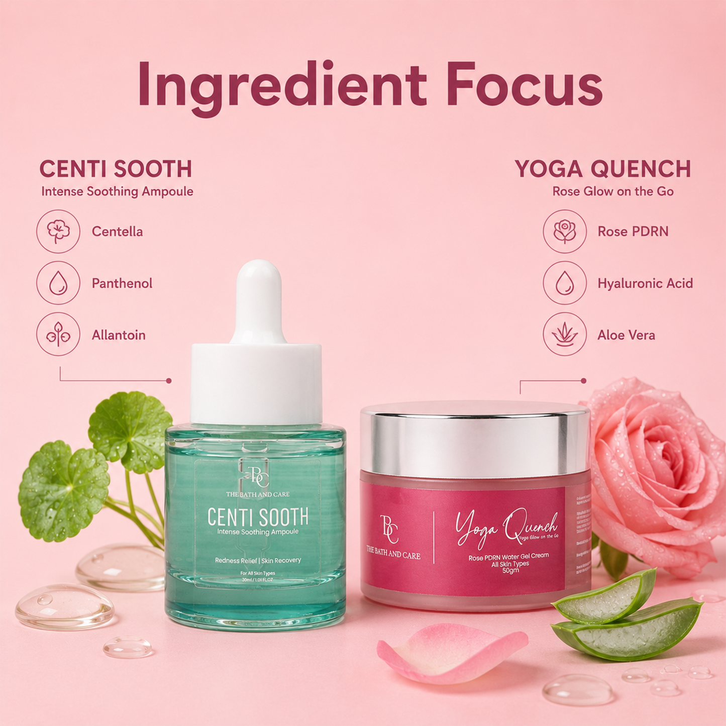 Hydrate & Calm Combo TBC - The Bath and Care