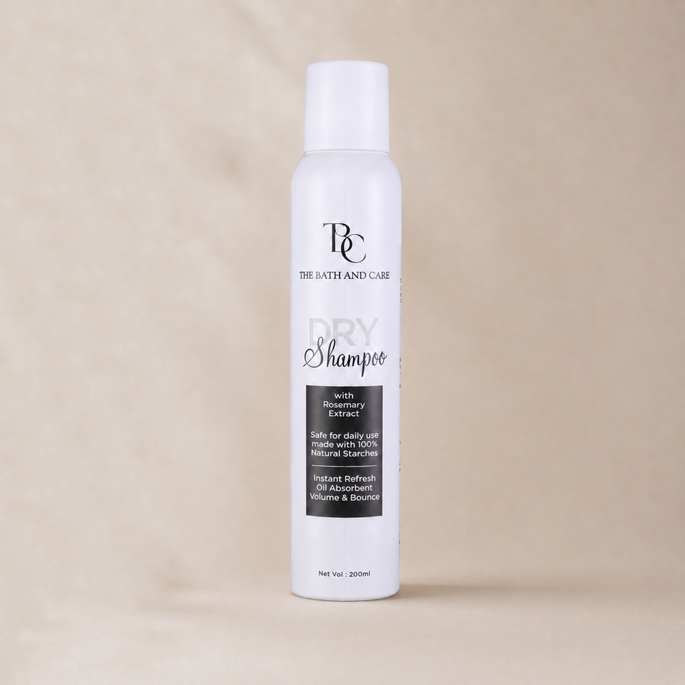 Rosemary Waterless Dry Shampoo for Oily Scalp & Instant Refresh | 200ml The Bath and Care
