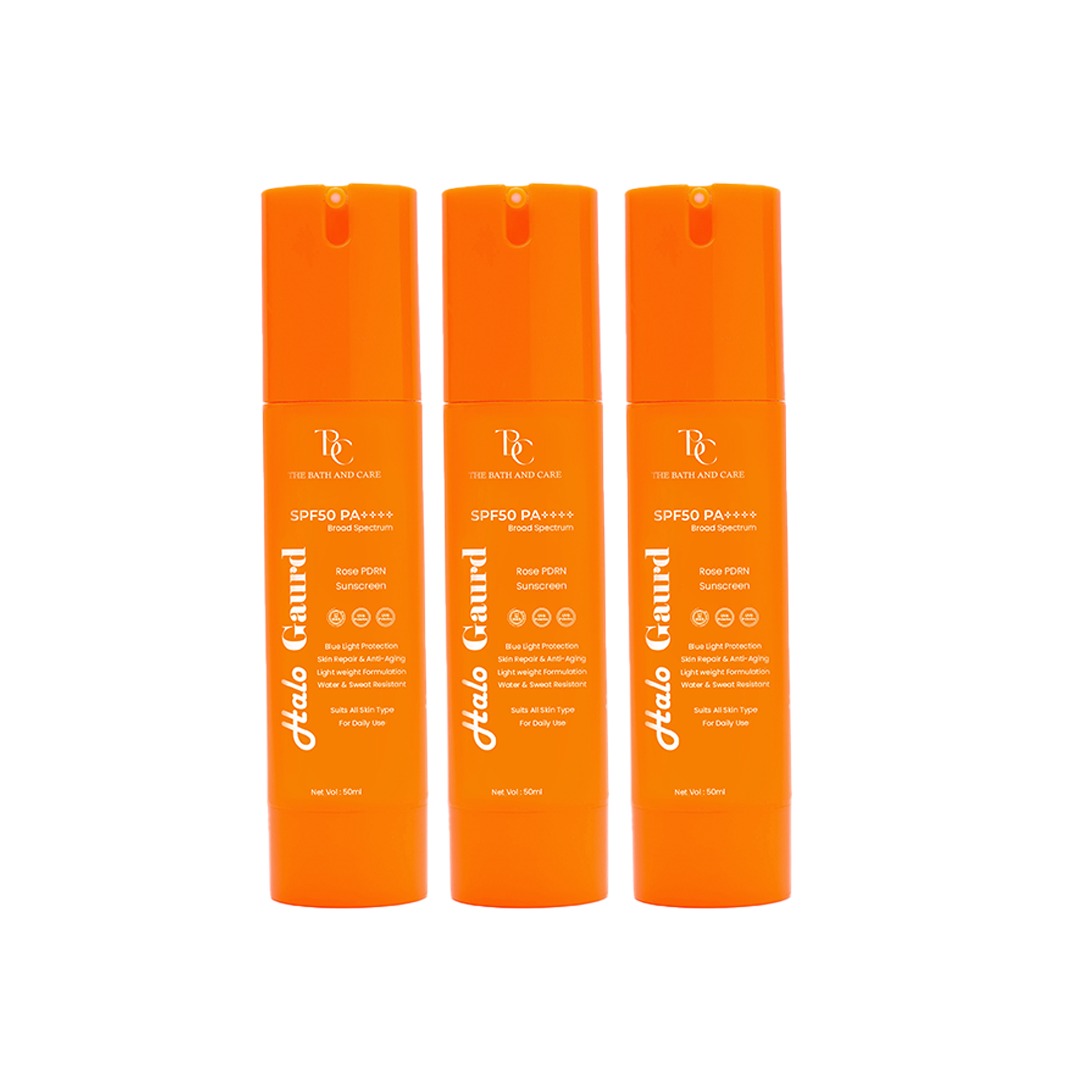 Pack of 3 Halo Guard Hydrating Sunscreen The Bath and Care