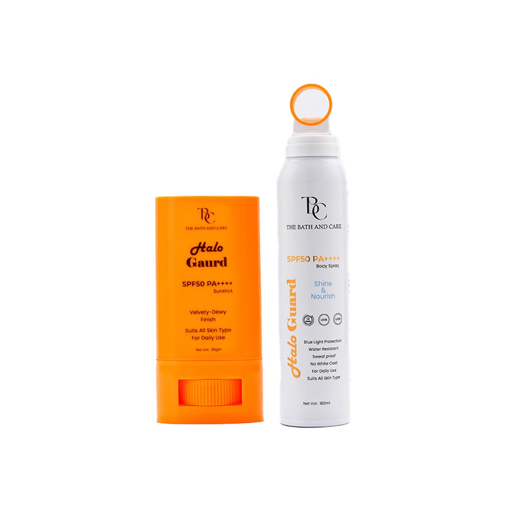 Combo of Halo Guard Sunspray & Sunstick The Bath and Care