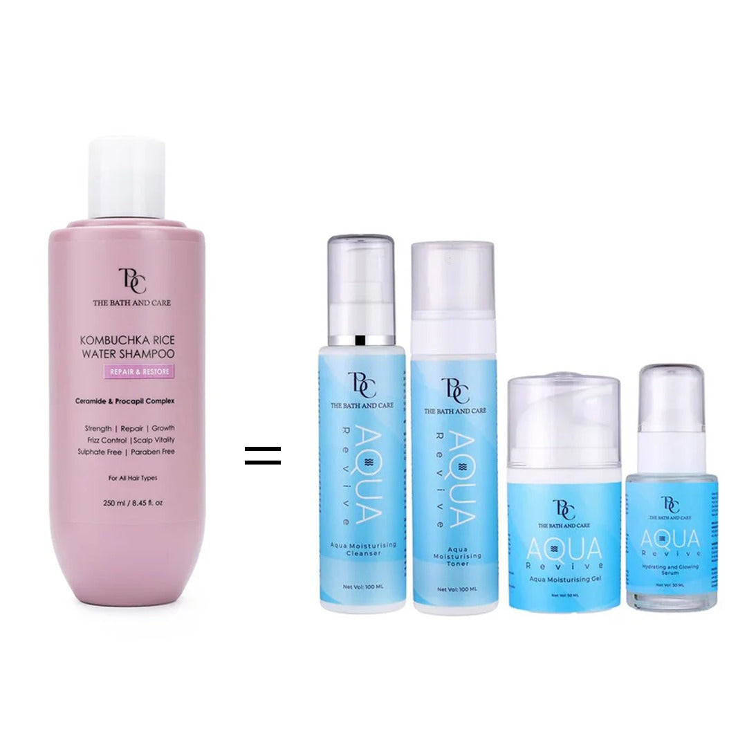 Buy Pink Shampoo Get Aqua Range Free The Bath and Care