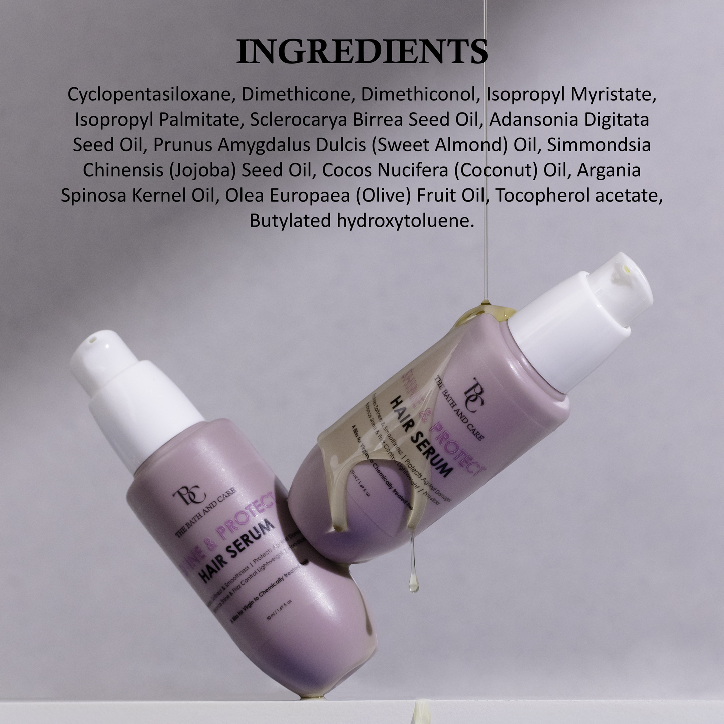 Shine and Protect Hair Serum The Bath and Care