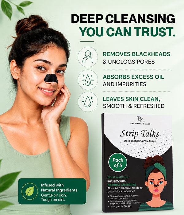 Strip Talks Charcoal Nose Strips for Blackhead Removal
