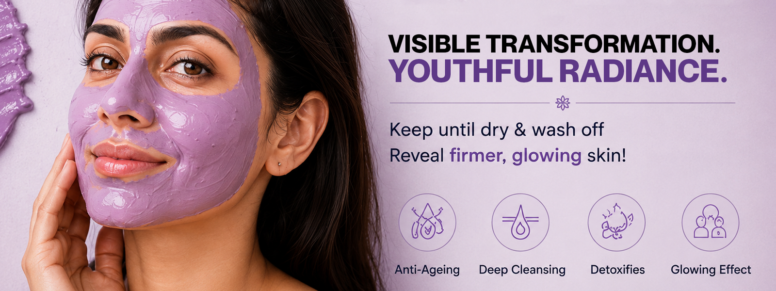 Firm Flex Purple Clay Anti-Ageing Face Mask