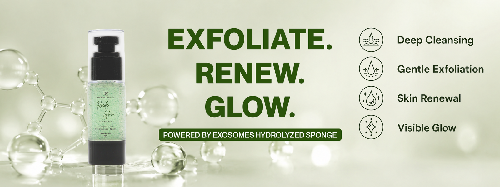 Reedle Glow Exfoliating Face Scrub with BHA