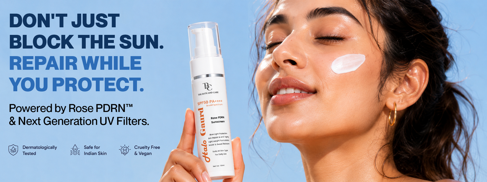 Halo Gaurd Hydrating Sunscreen Broad Spectrum SPF 50 PA++++