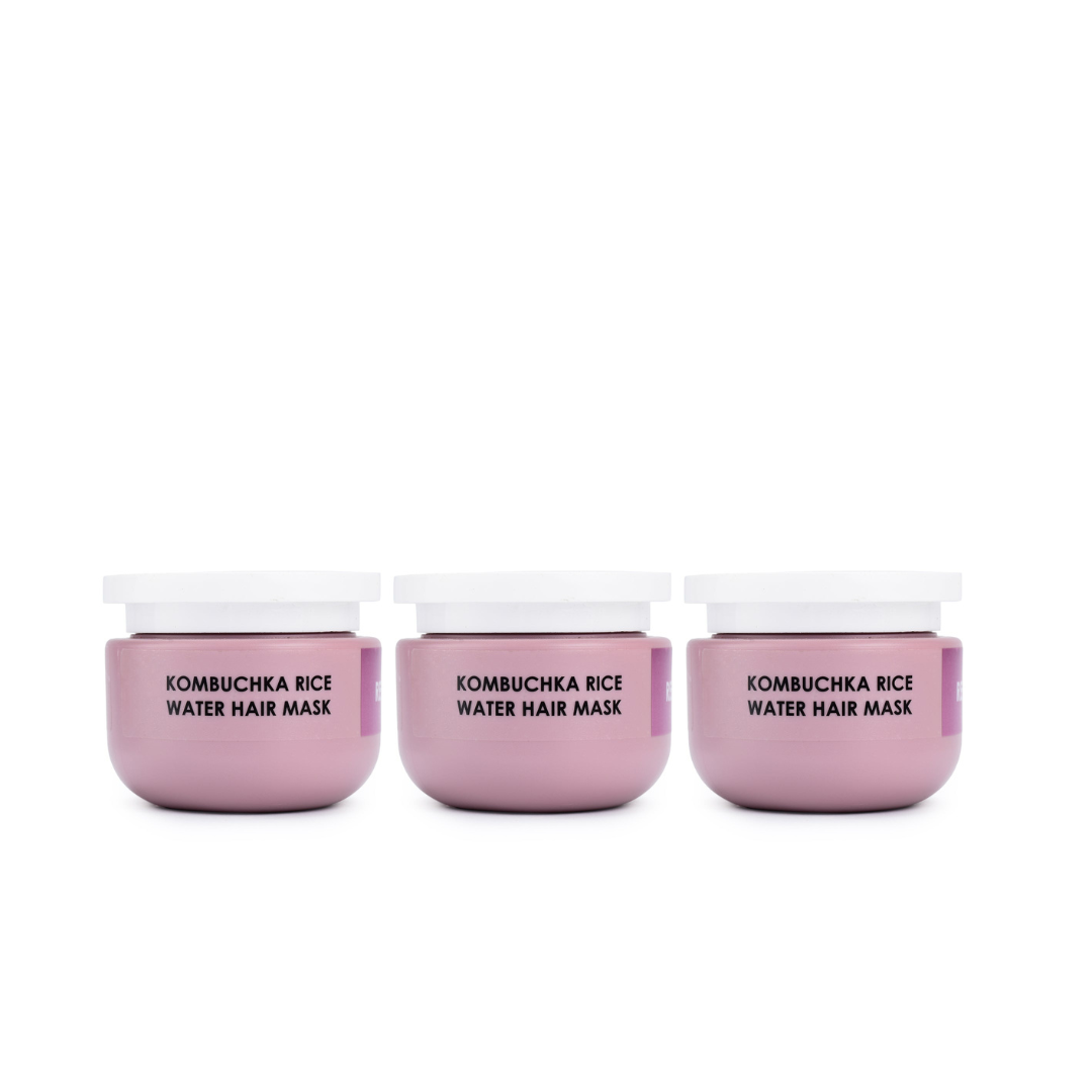 COMBO OF 3 KOMBUCHKA RICE WATER HAIR MASK – REPAIR & RESTORE The Bath and Care