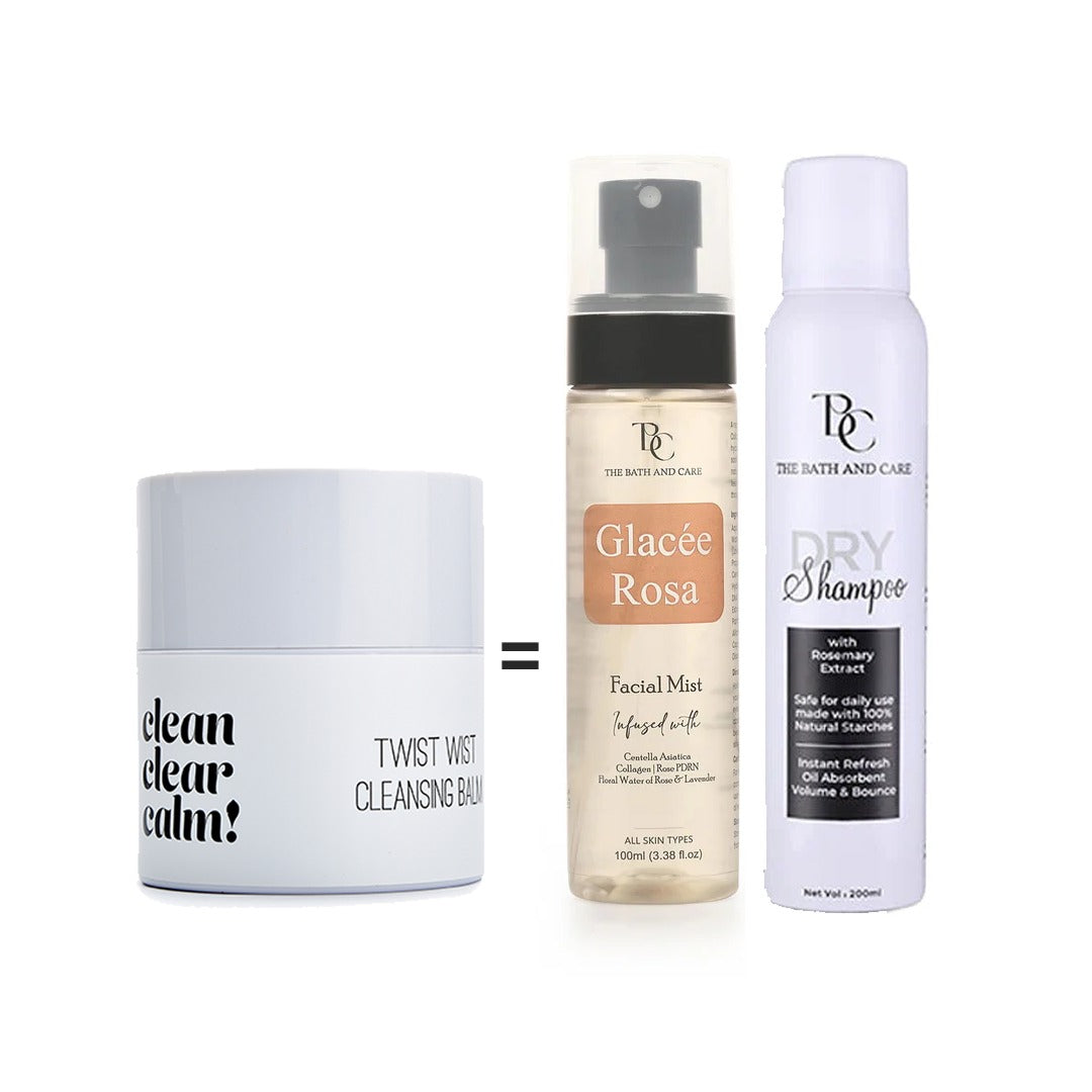 Dry Shampoo+ Glacee Rose + Makeup Remover Balm The Bath and Care