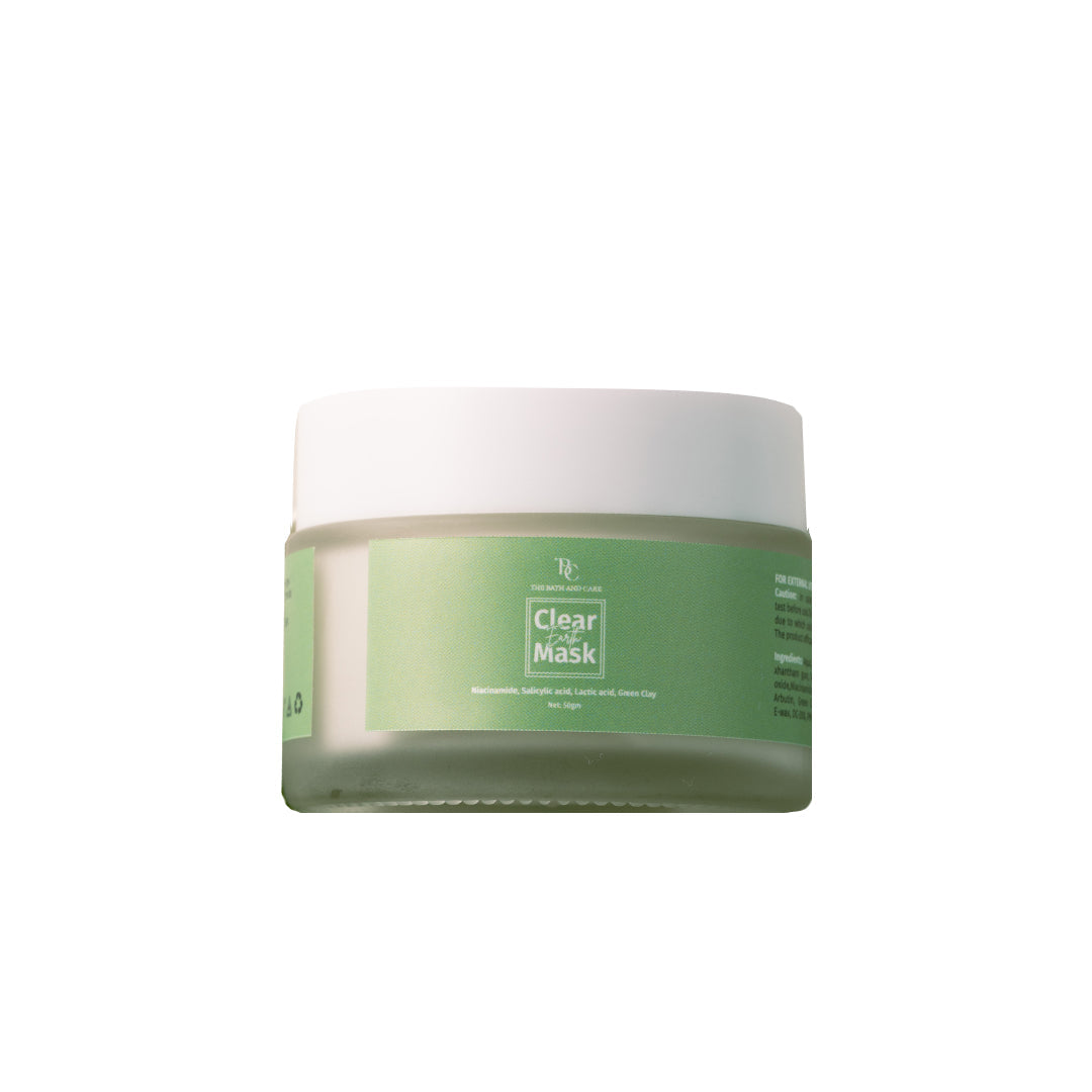 Green Clay Mask - Anti Acne Face Mask The Bath and Care