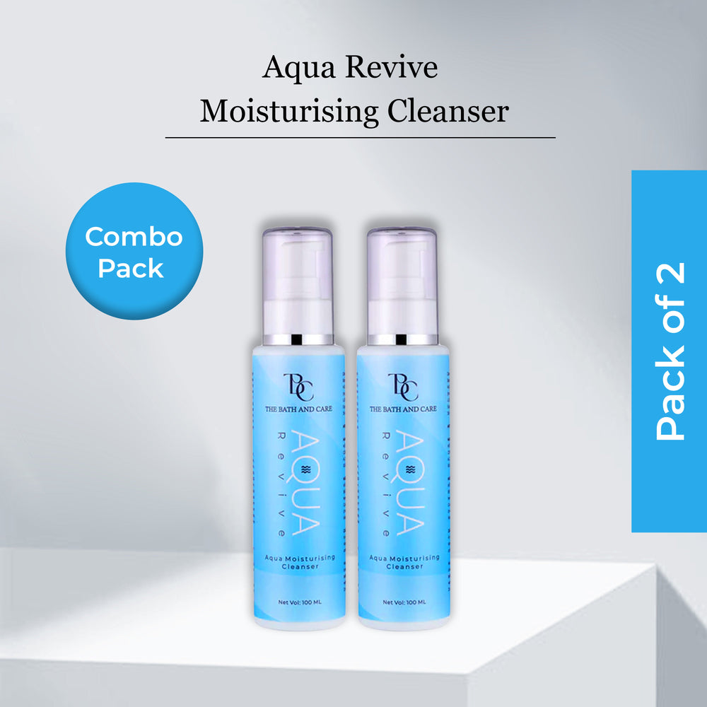 Combo of Aqua Moisturising Cleanser The Bath And Care